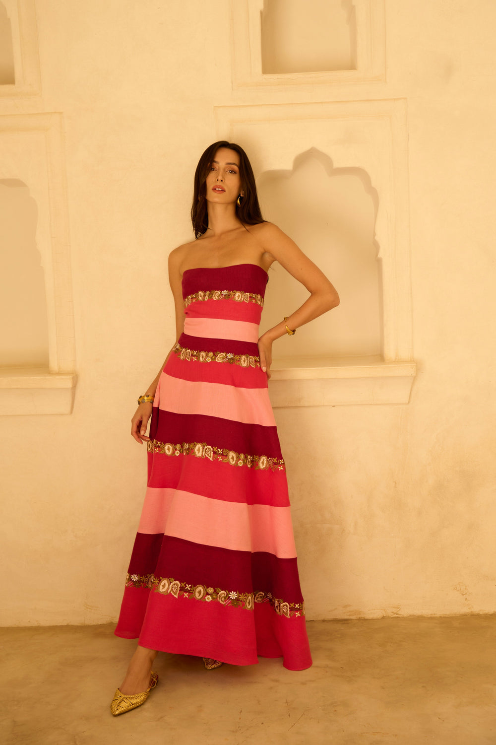 Bloom Stripe Dress