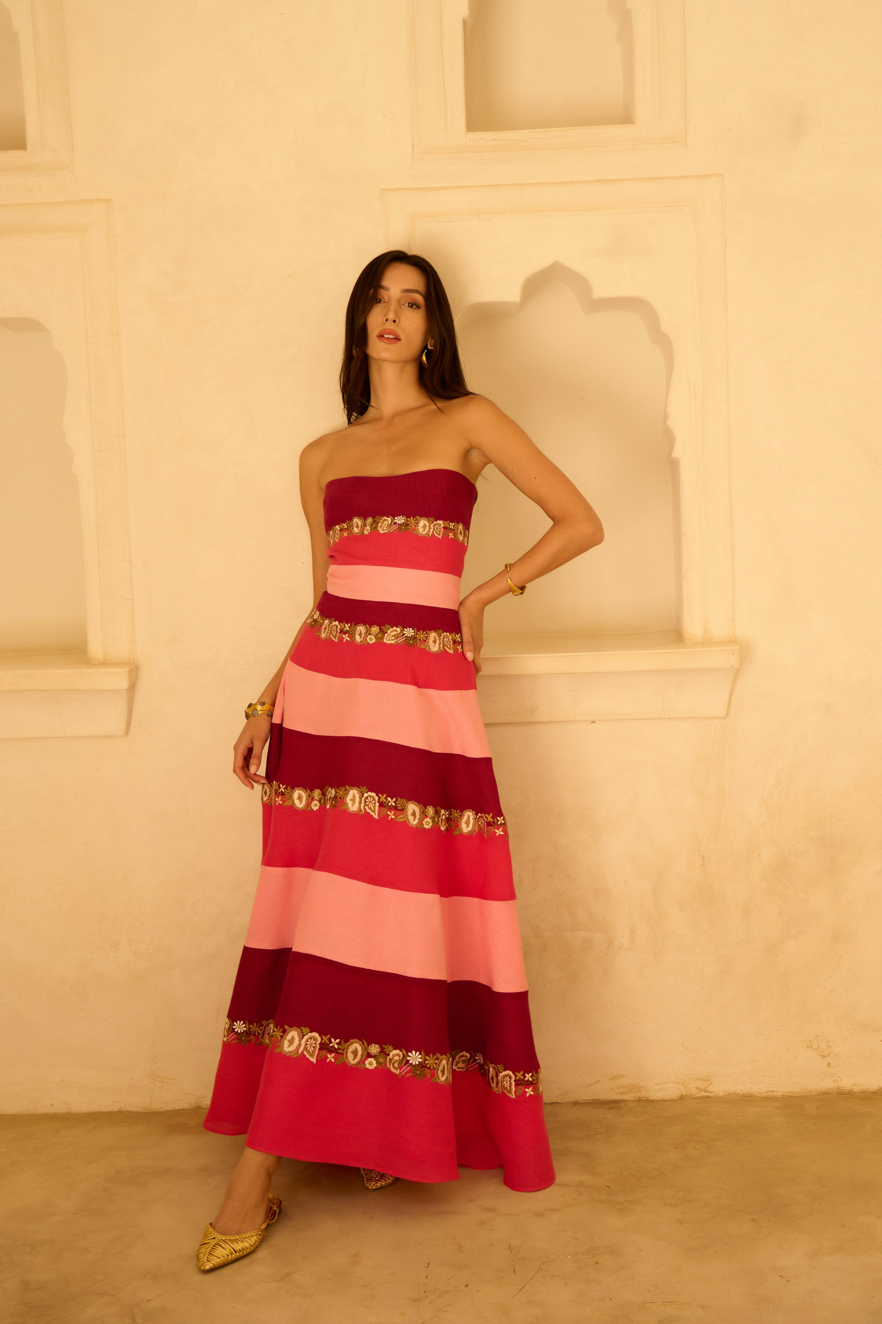 Bloom Stripe Dress