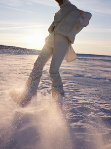 Aurora Ski Jacket in Off White