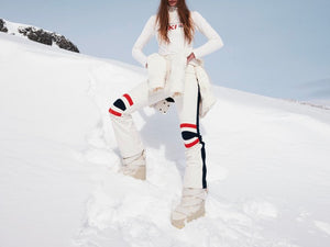 Solo Ski Pant in Off White