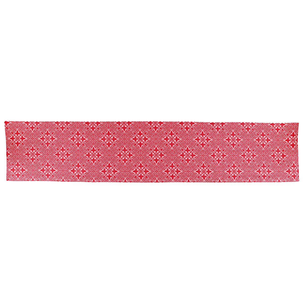Damask Runner in Red