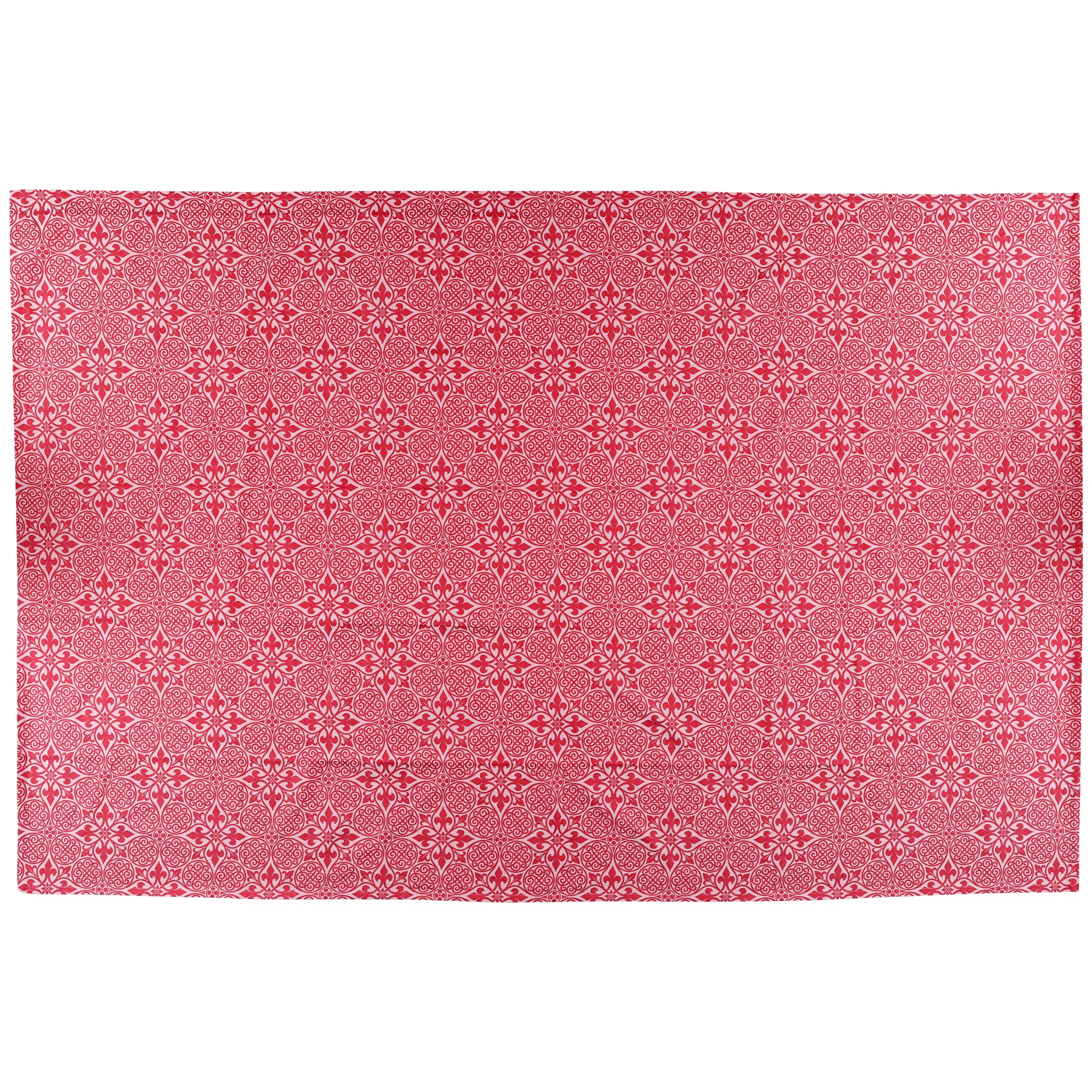 Damask Tablecloth in Red