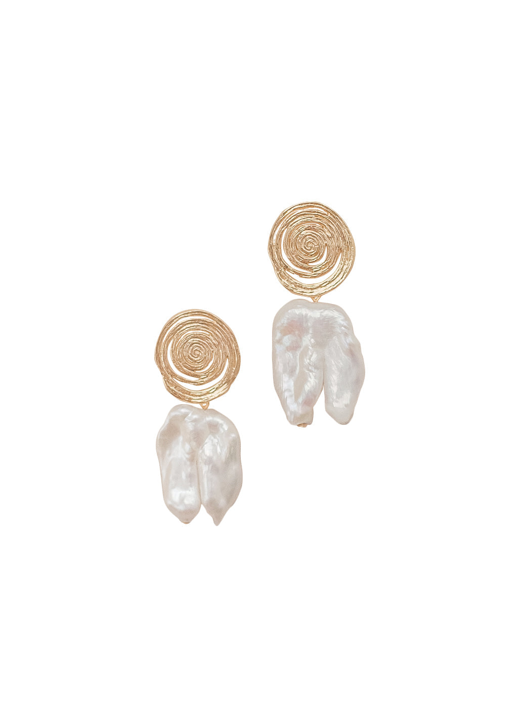 Dune Earrings in White