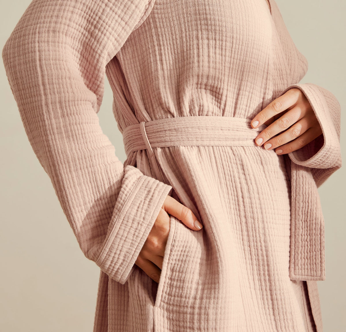 Dream Robe in Dusty Rose