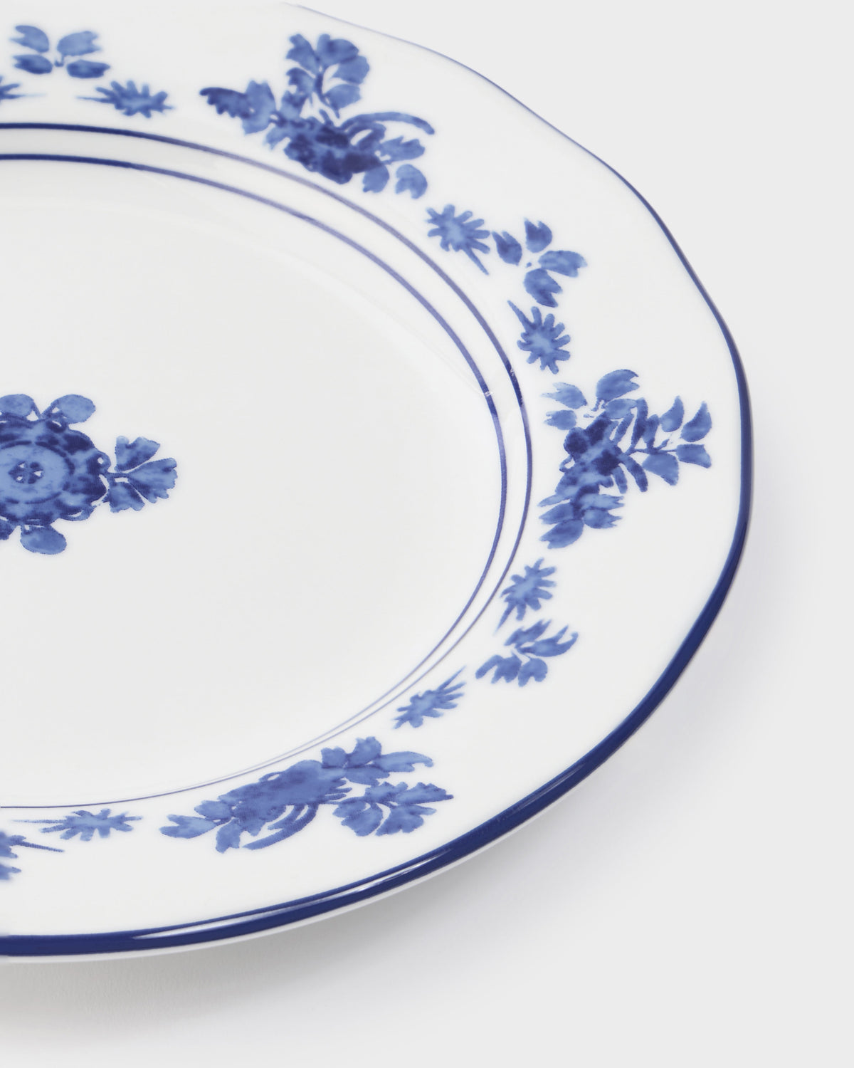 Gloria Porcelain Bread Plate in Blue