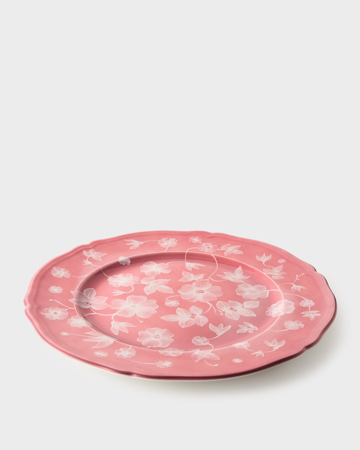 Ginori x Cabana Floral Charge Plate in Pink