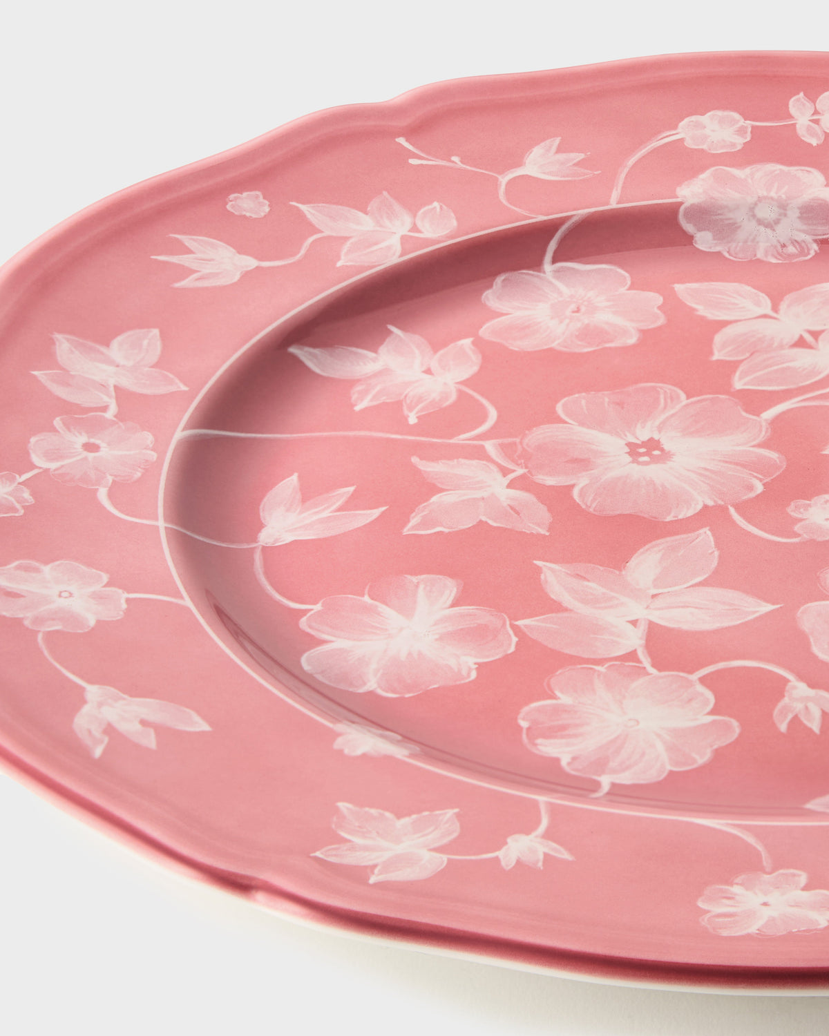 Ginori x Cabana Floral Charge Plate in Pink