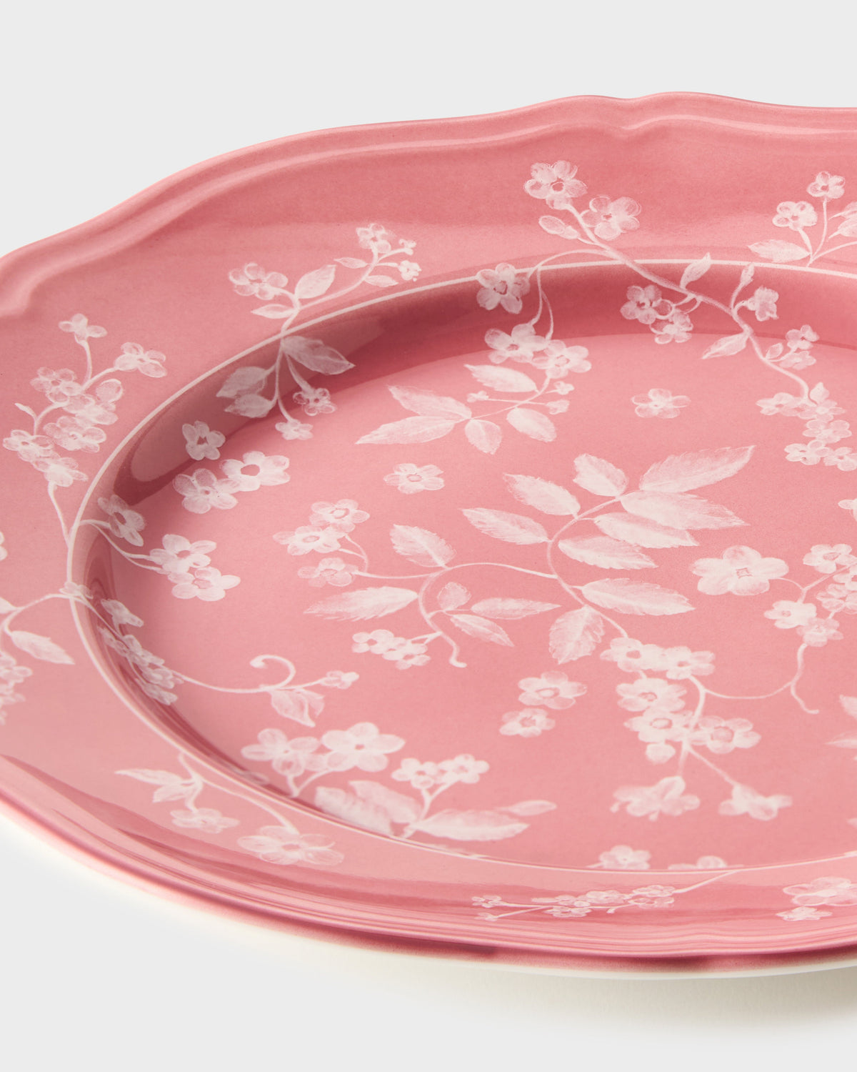 Ginori x Cabana Floral Dinner Plate in Pink