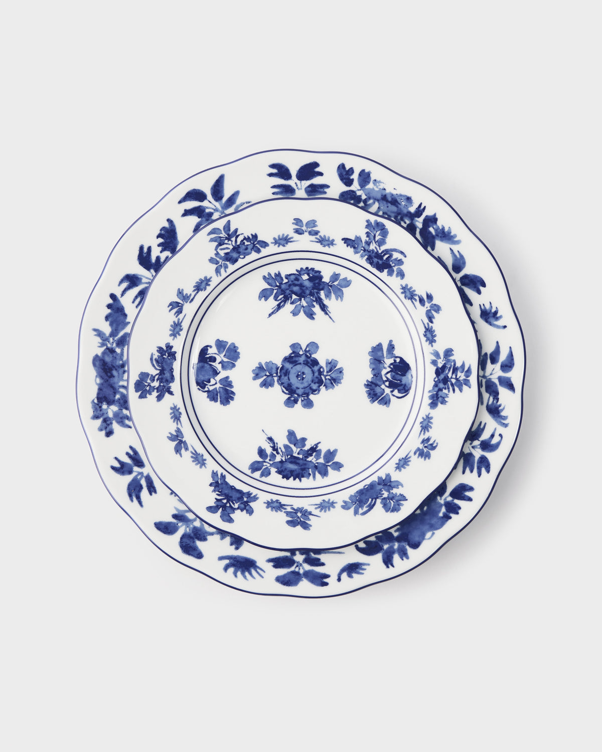 Gloria Porcelain Dinner Plate in Blue
