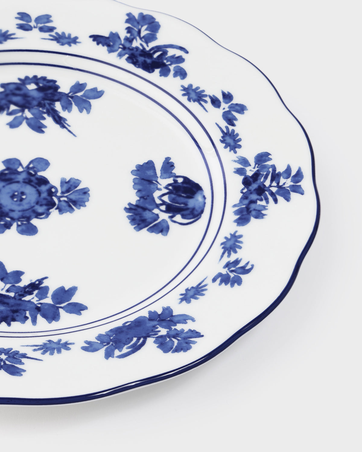 Gloria Porcelain Dessert Plate in Blue