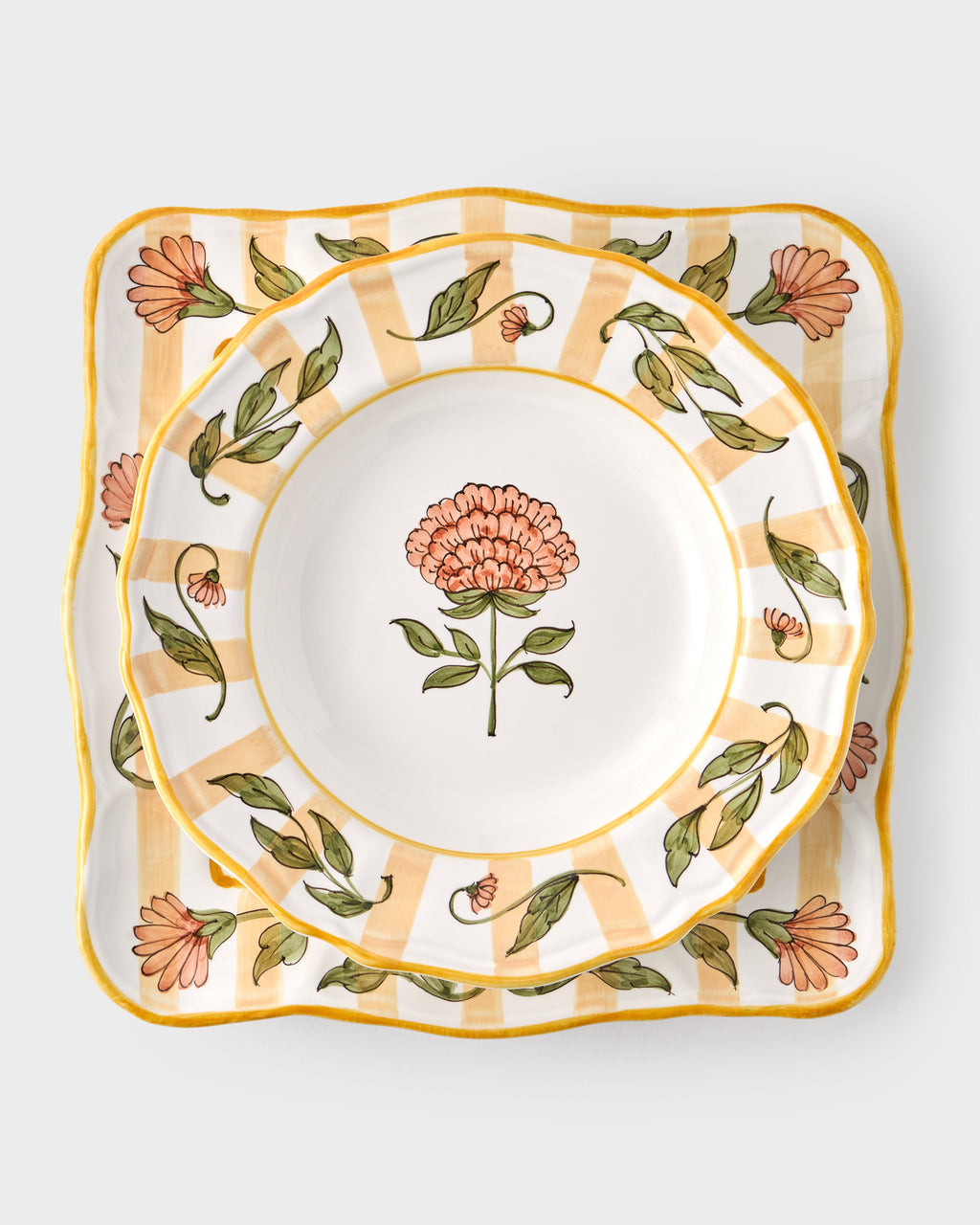 DESTREE x Cabana Charger Plate in Yellow