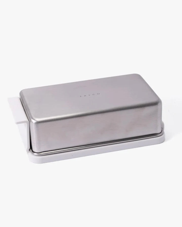 EAtCo Butter Tray in Stainless & Resin