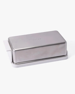 EAtCo Butter Tray in Stainless & Resin