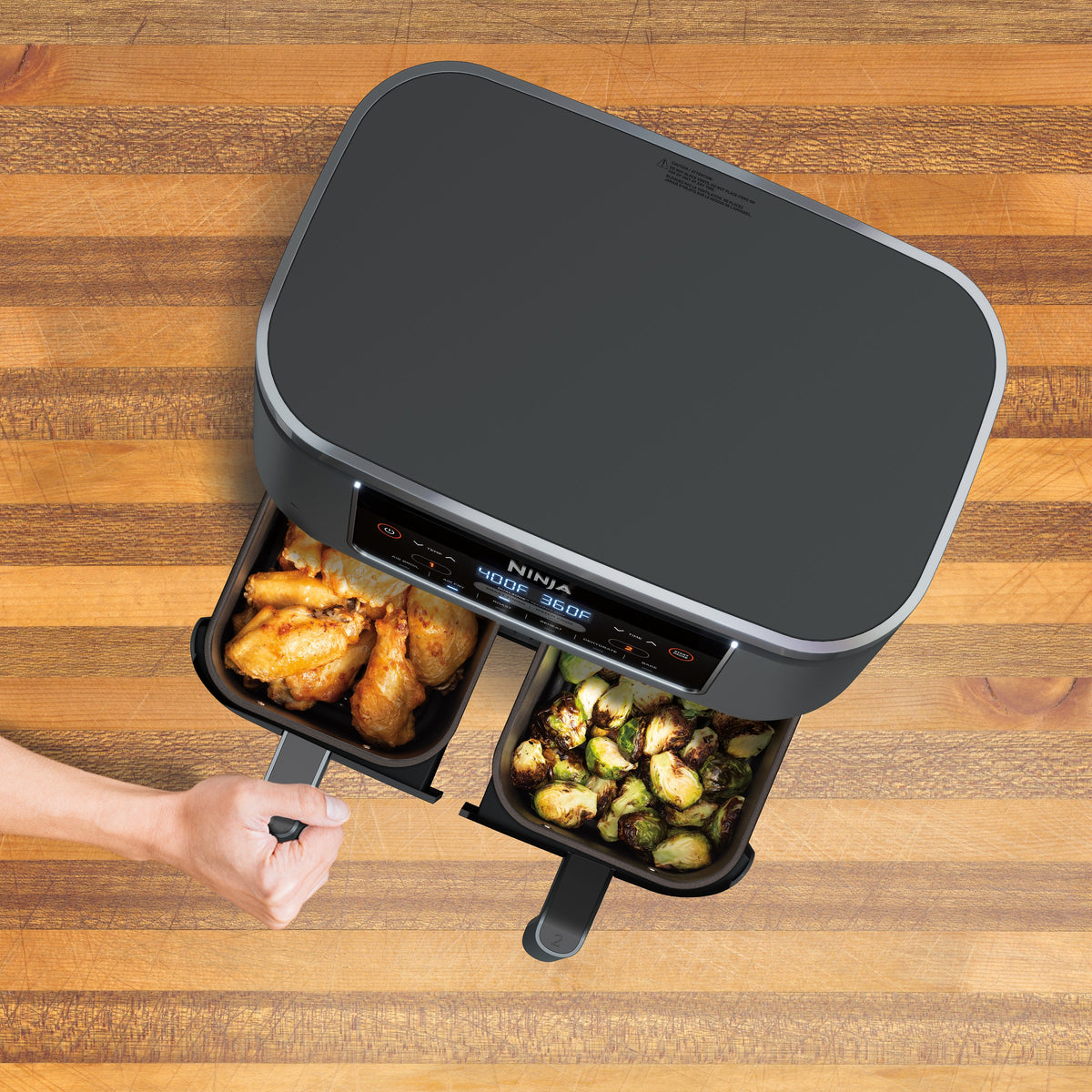 Foodi 6-in-1 8qt Two Basket Air Fryer with DualZone Technology
