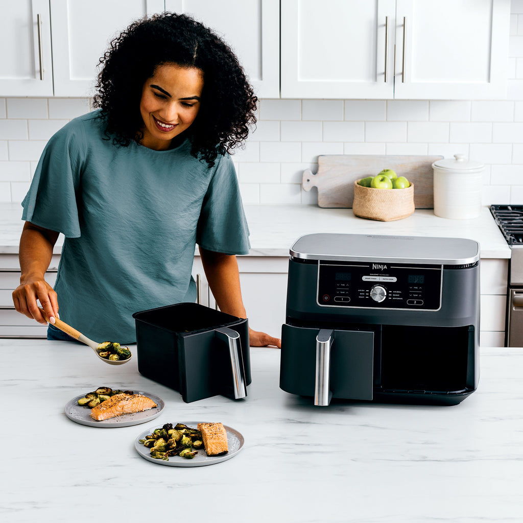 Foodi 6-in-1 10 qt XL 2 Basket Air Fryer with DualZone Technology