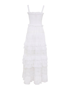 Tina Dress in Optical Muslin