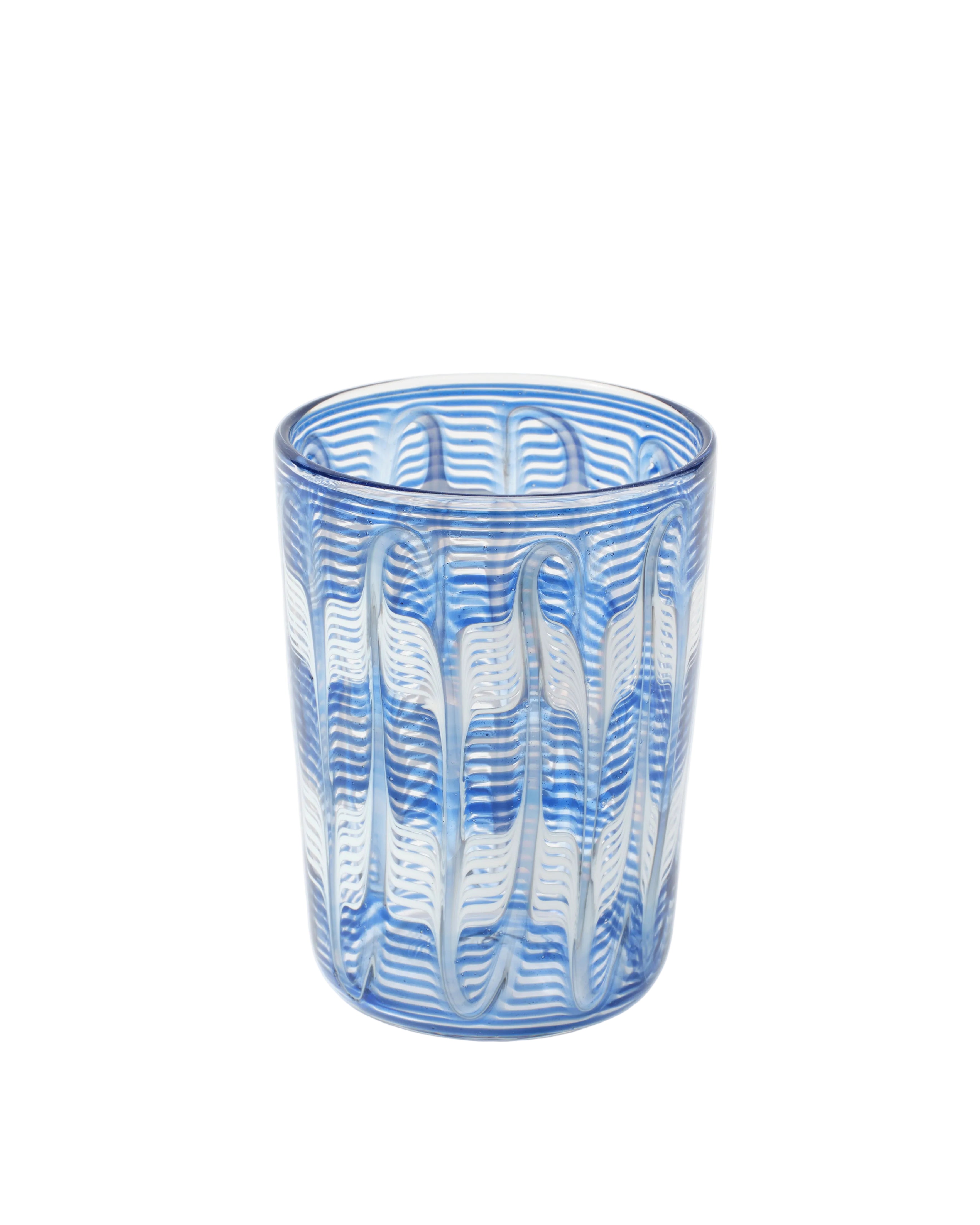 D'Ascoli Donatello Tumblers in Sapphire, Set of 6