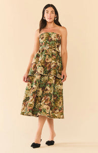 Daisy Dress in Flora Floral Jacquard