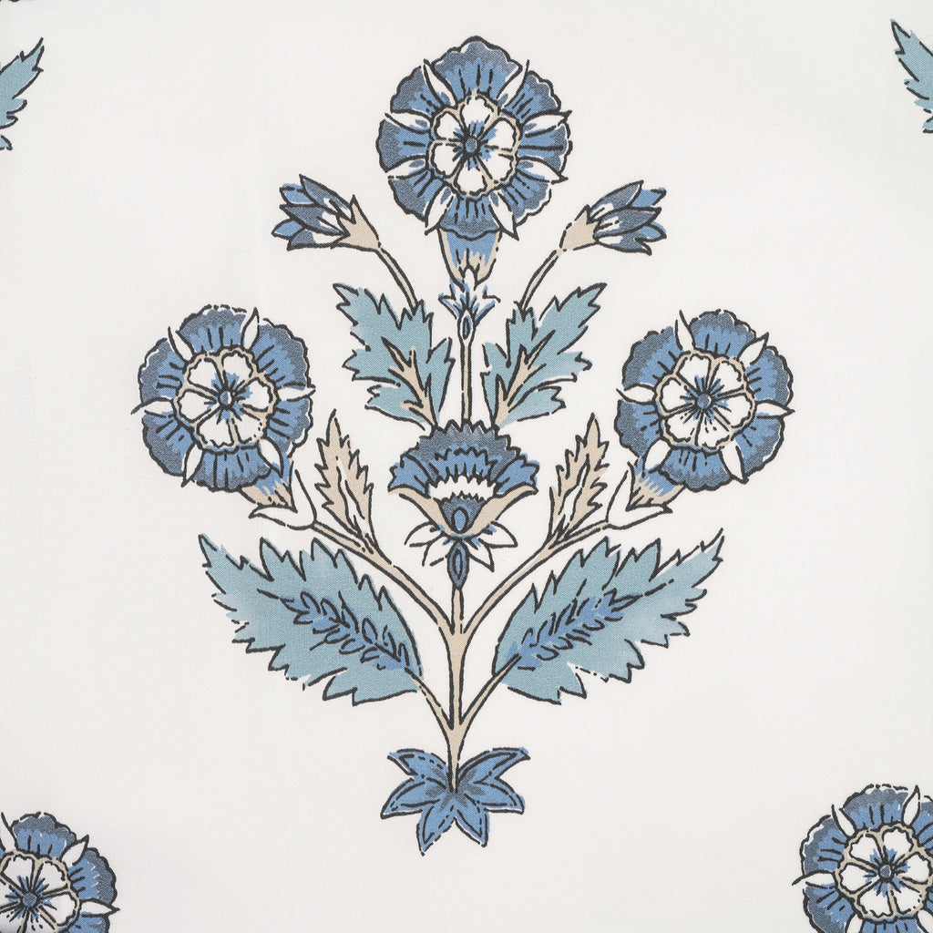 Dalila Pillowcase - Pair in Mineral Blue