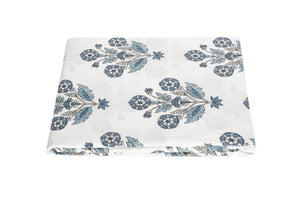 Dalila Fitted Sheet in Mineral Blue
