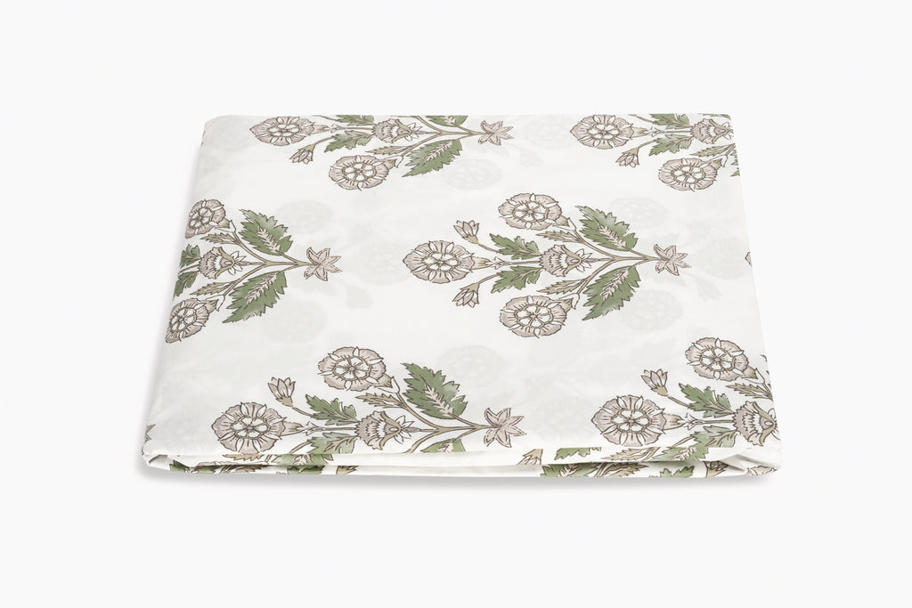 Dalila Fitted Sheet in Pebble