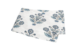 Dalila Flat Sheet in Mineral Blue