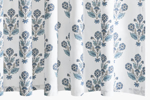 Dalila Shower Curtain in Mineral Blue
