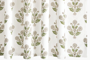 Dalila Shower Curtain in Pebble