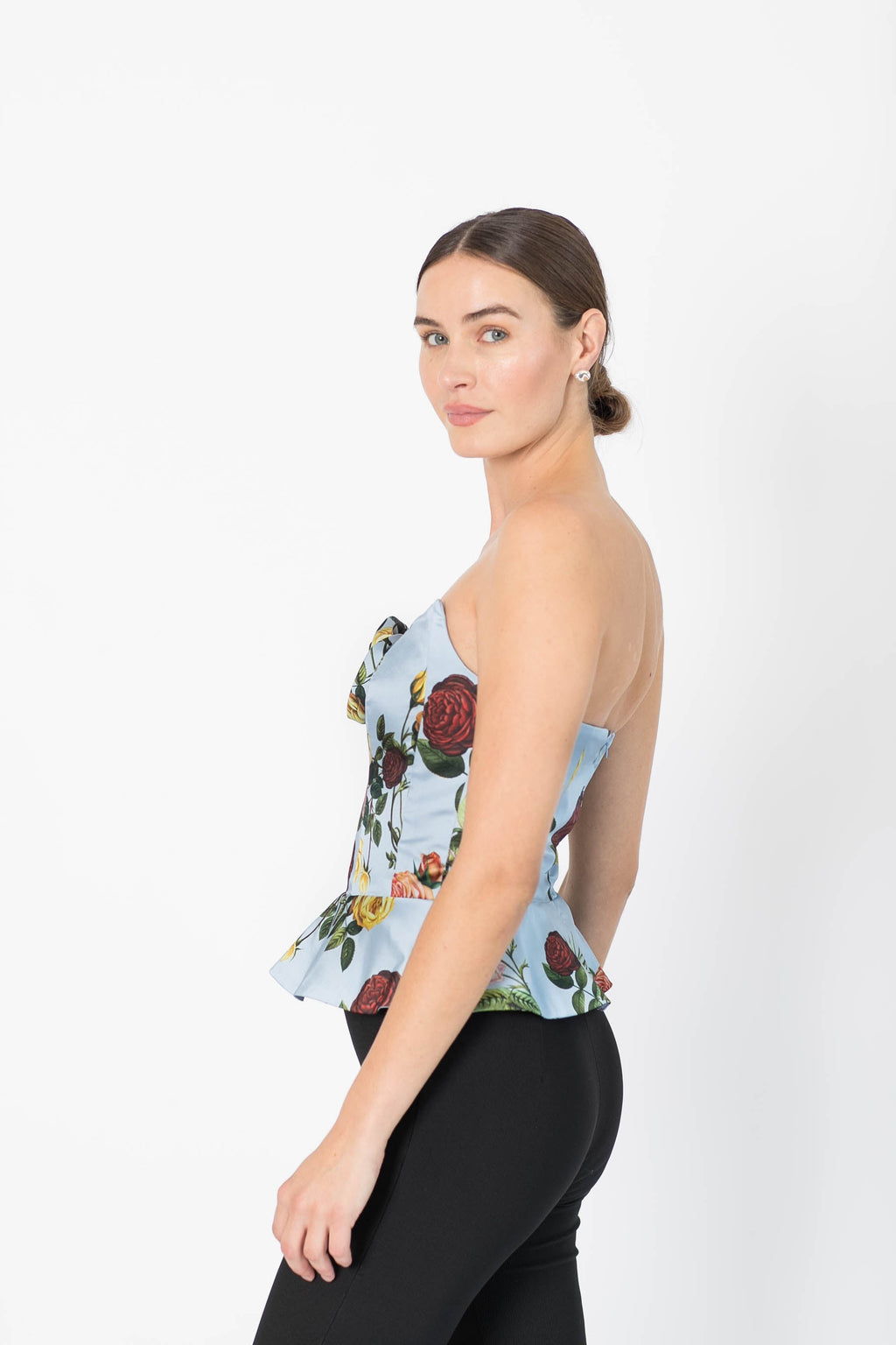 Delicias Corset Top in Blue