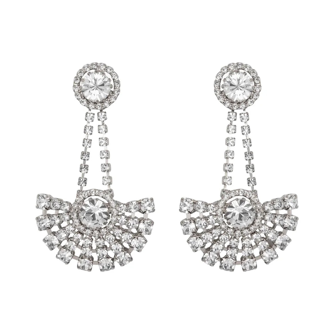 Velma Earrings in Crystal