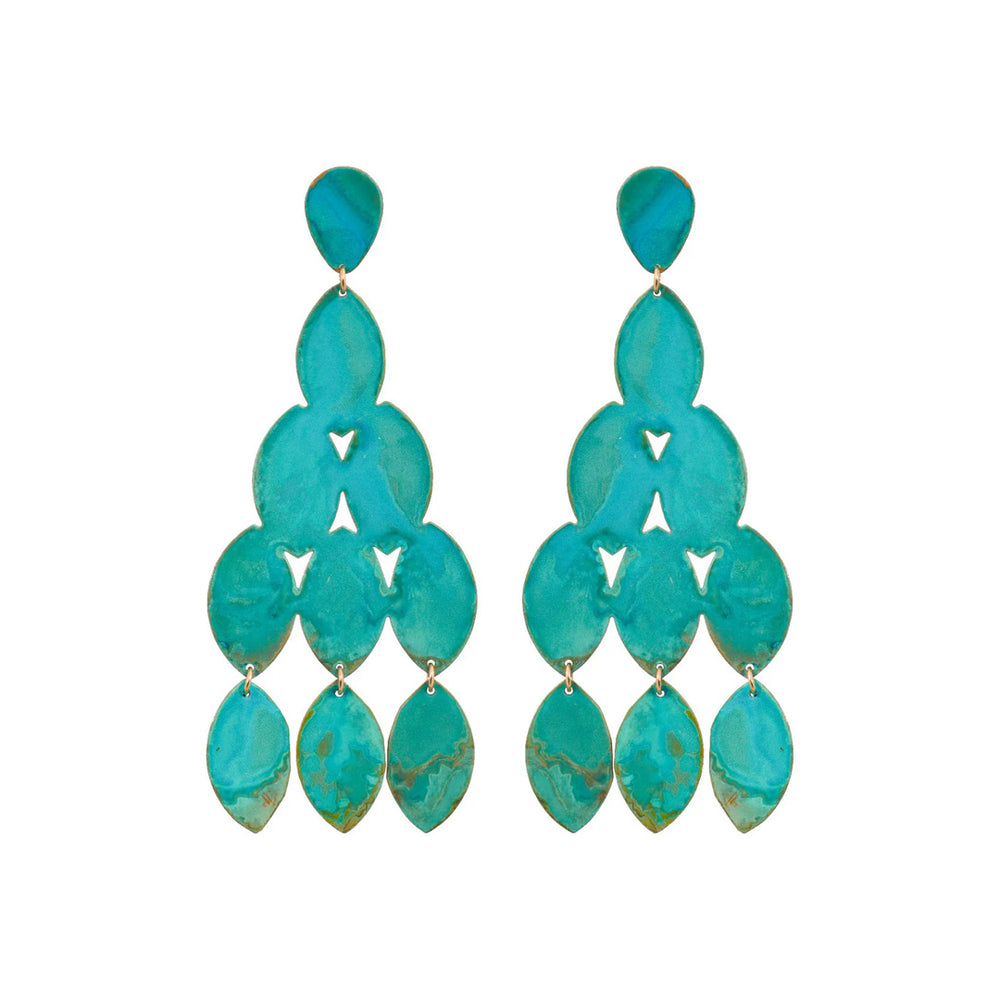 Verdigris Kiketta Earrings