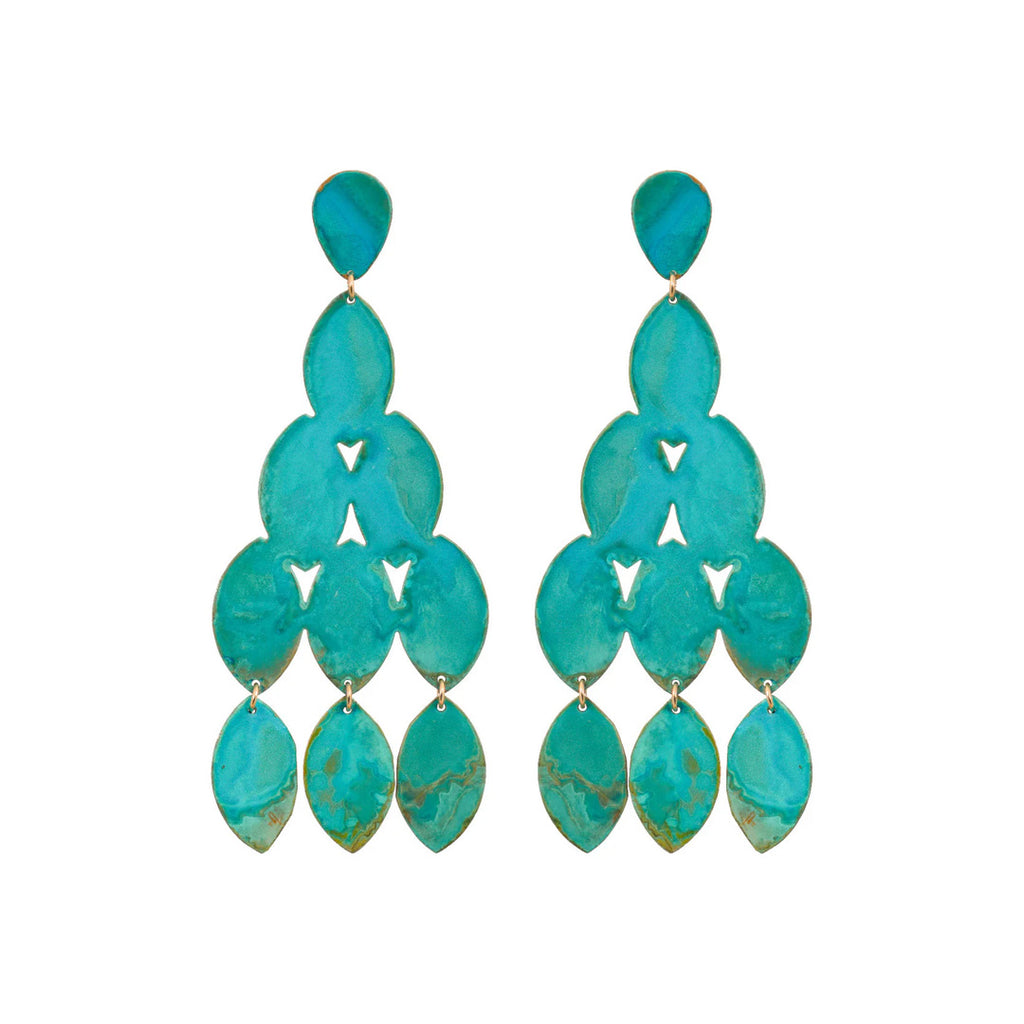 Verdigris Kiketta Earrings