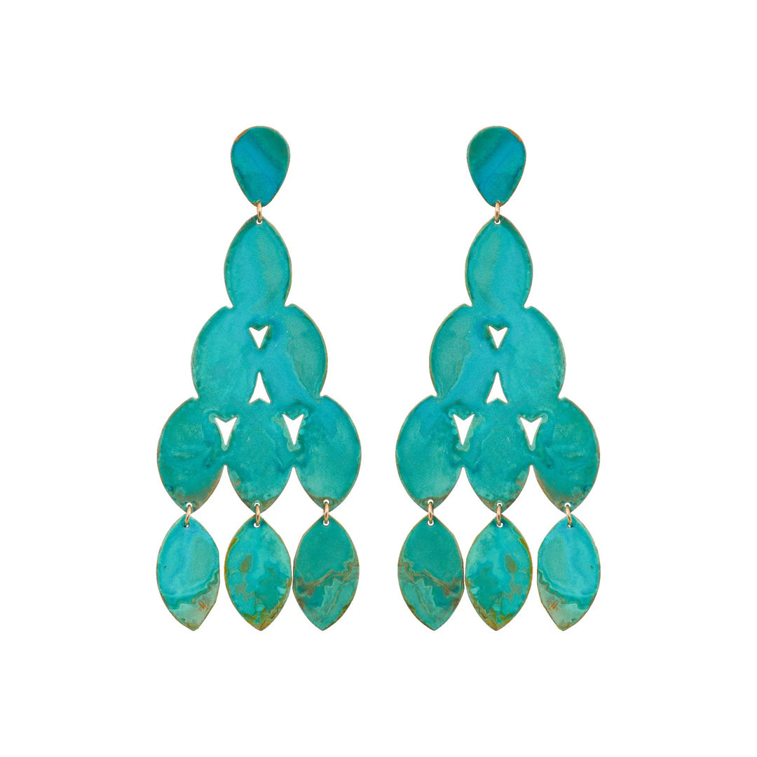 Verdigris Kiketta Earrings