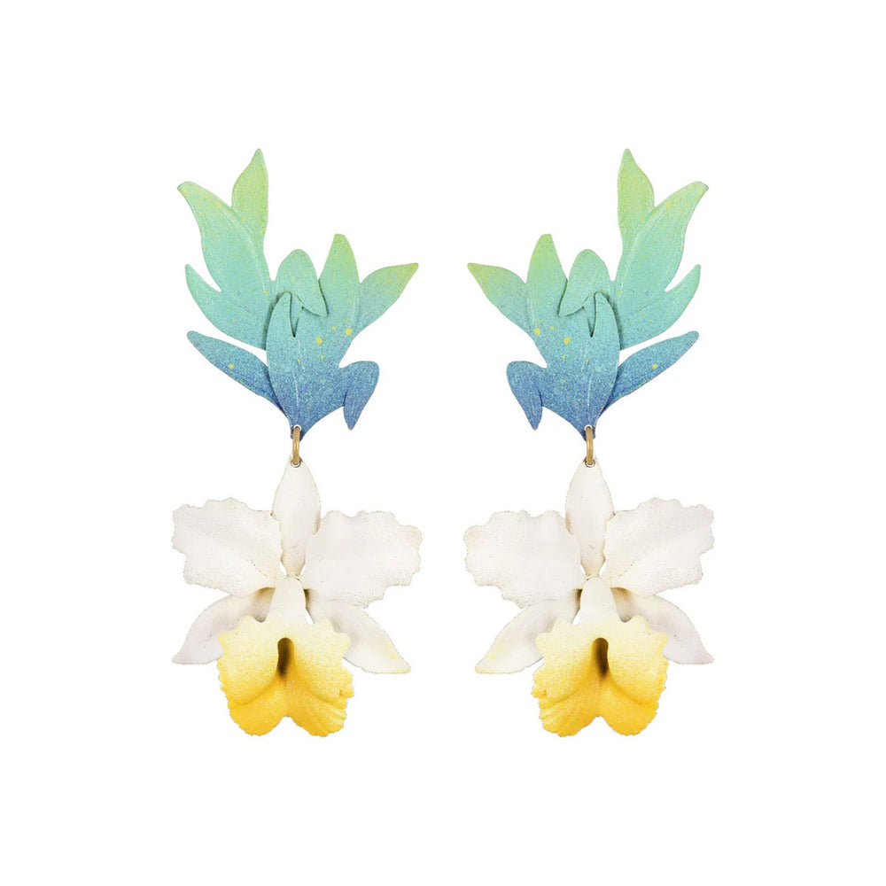 Grand La'akea Orchid Earrings