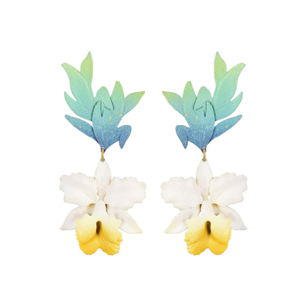 Grand La'akea Orchid Earrings