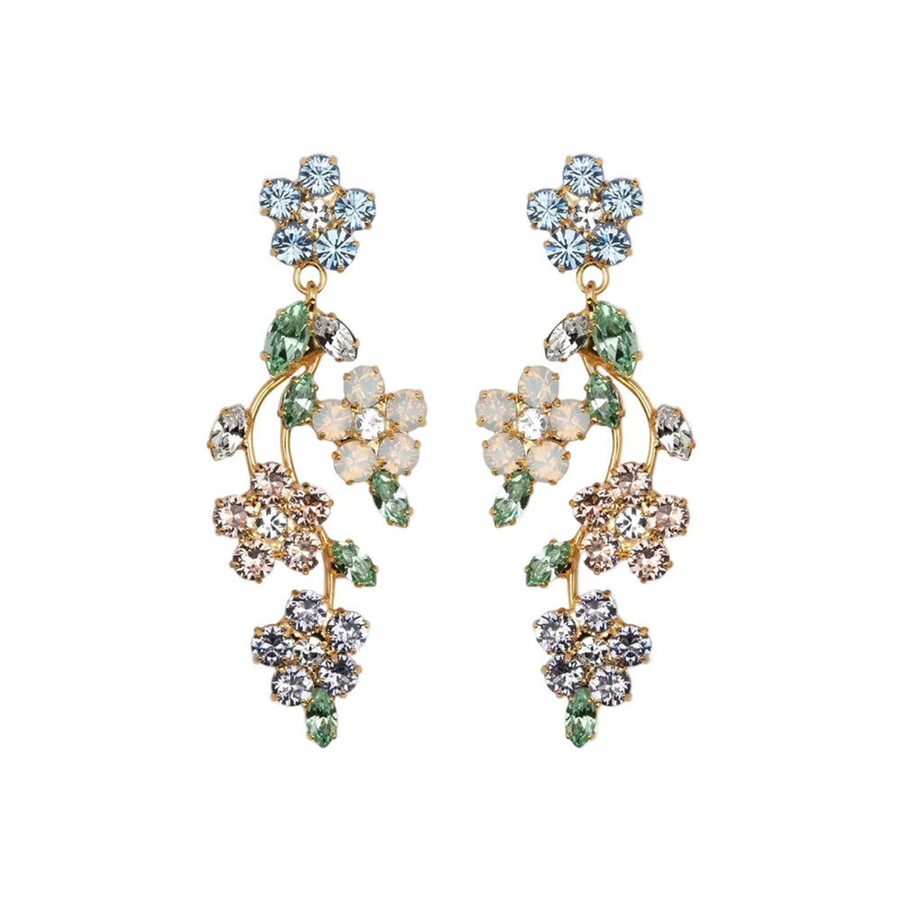 Adeline Earrings in Garden