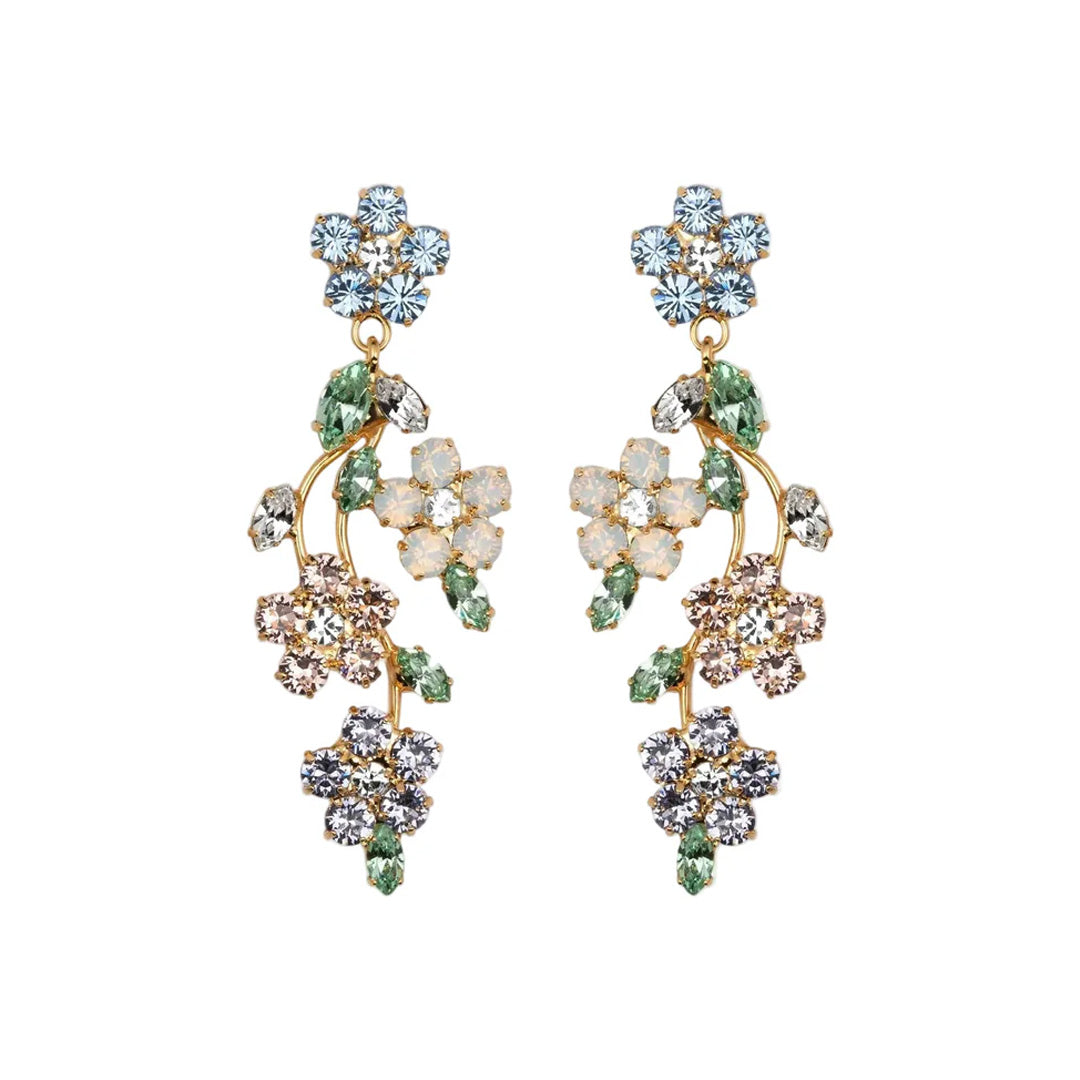 Adeline Earrings in Garden