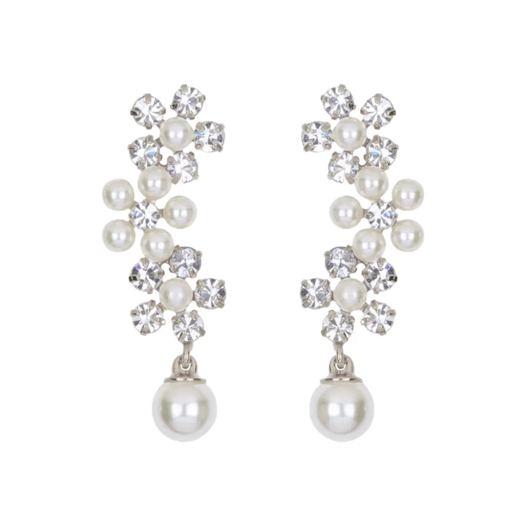 Zaya Earrings in Crystal