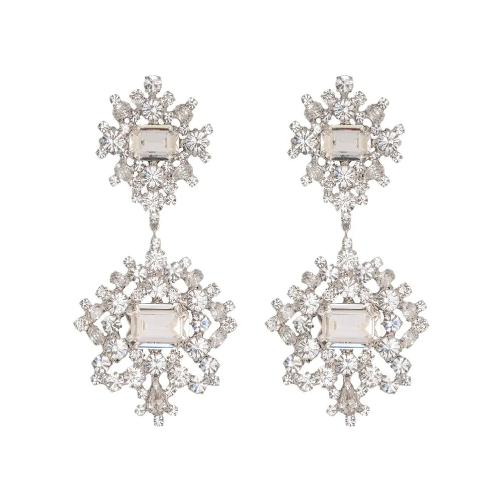 Angelica Earrings in Crystal
