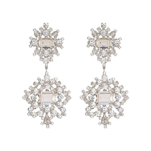 Angelica Earrings in Crystal