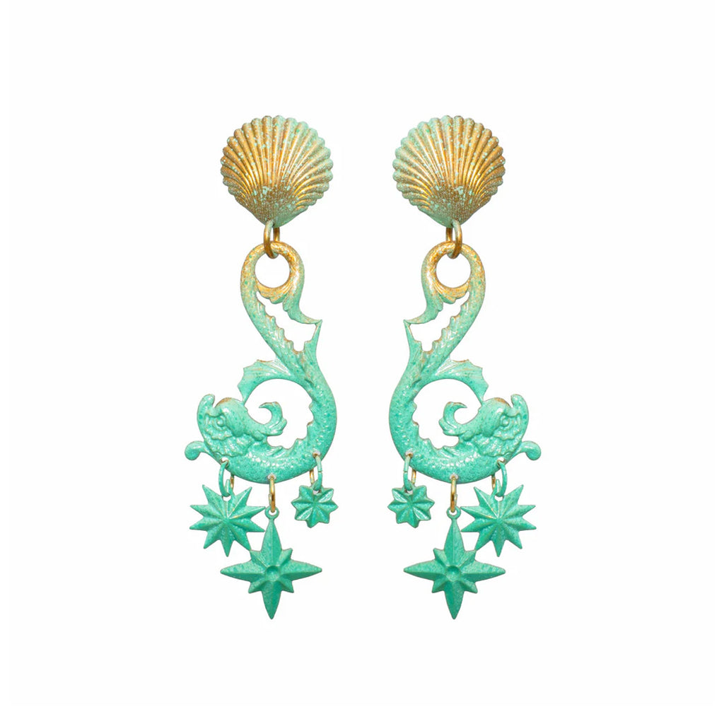 Aqua Neptune Earrings