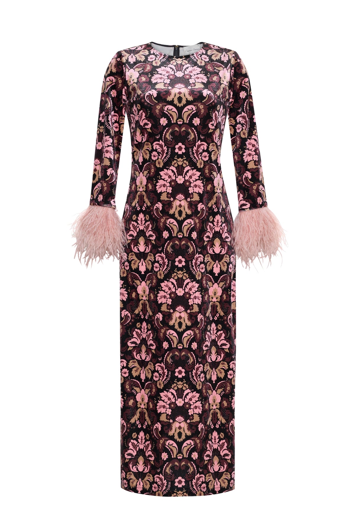 Danya Dress in Damask Black