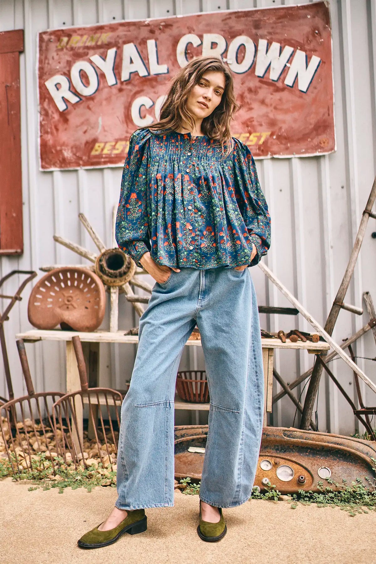 Mabel Pant in Vintage Denim