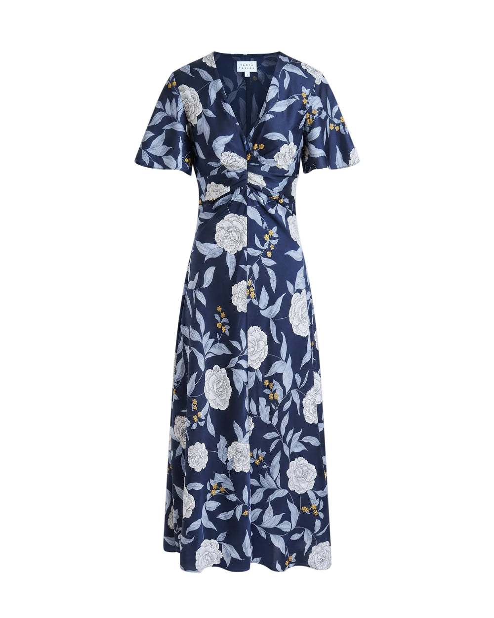 Daphne Dress in Maritime Blue Multi Floral