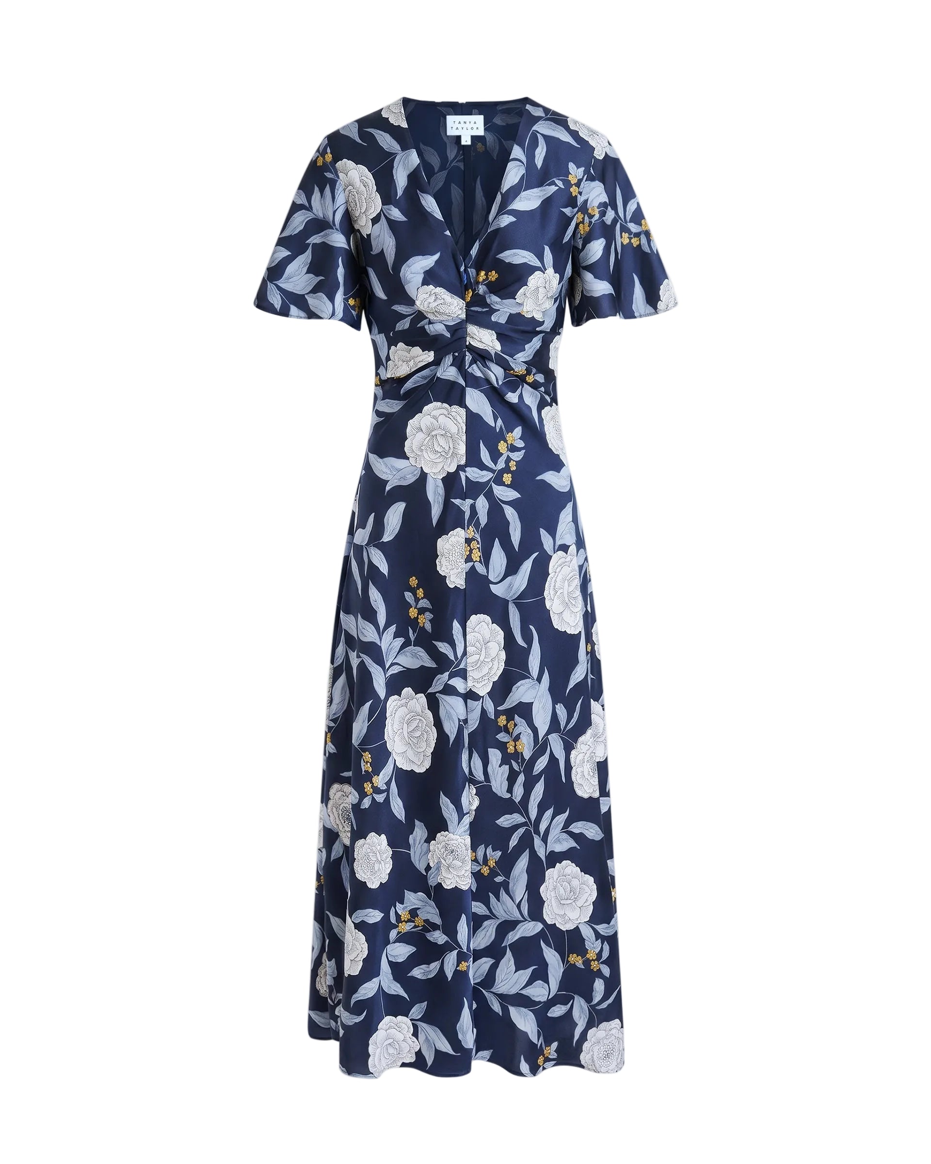 Daphne Dress in Maritime Blue Multi Floral