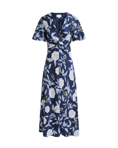 Daphne Dress in Maritime Blue Multi Floral