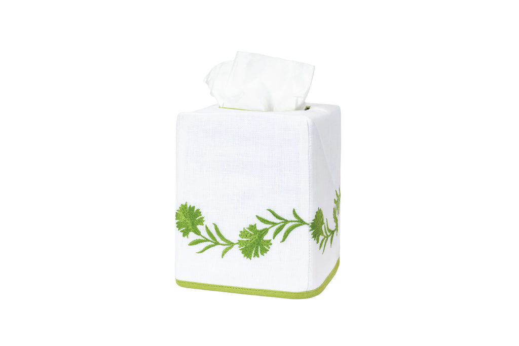 Daphne Tissue Box Cover in Grass