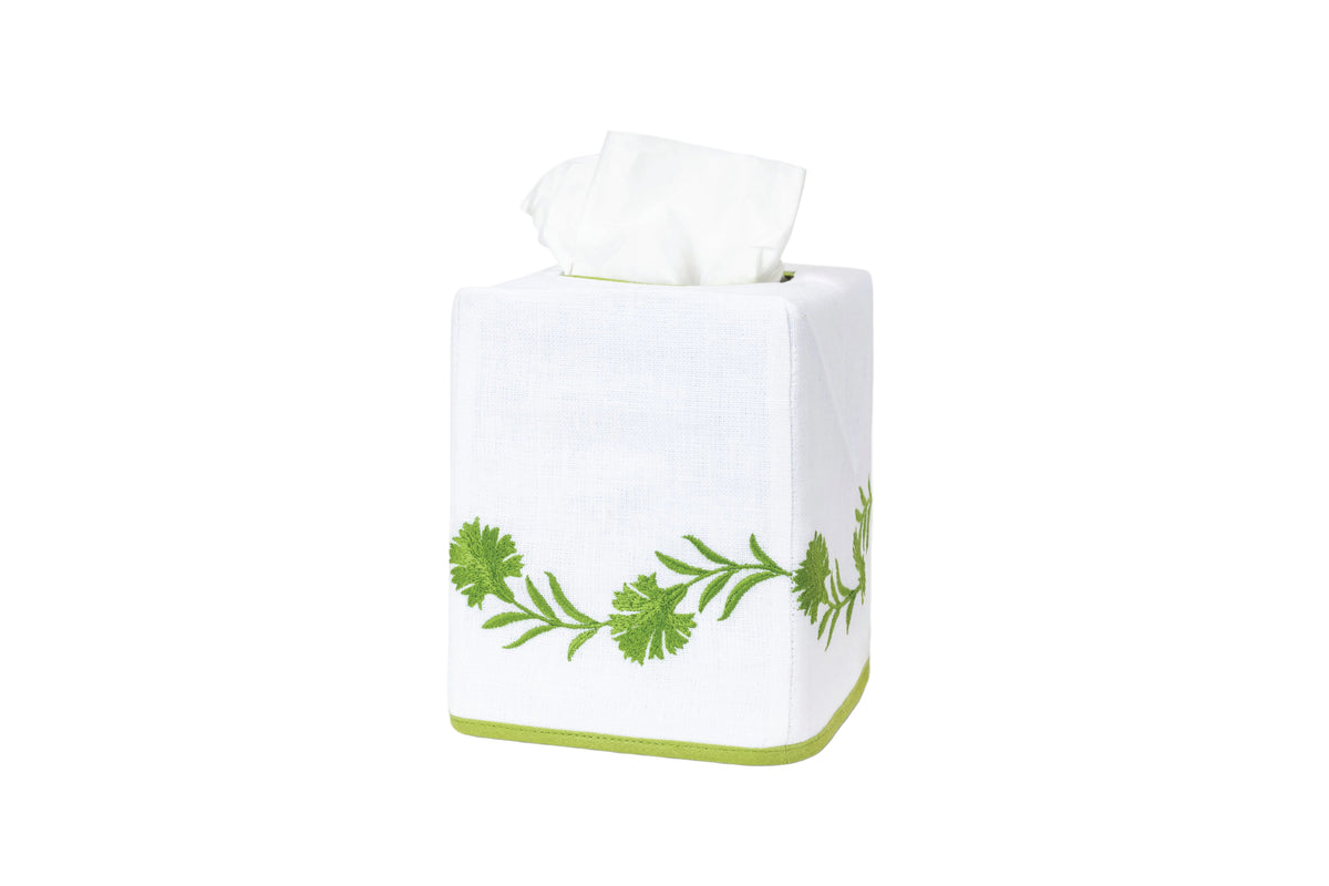 Daphne Tissue Box Cover in Grass