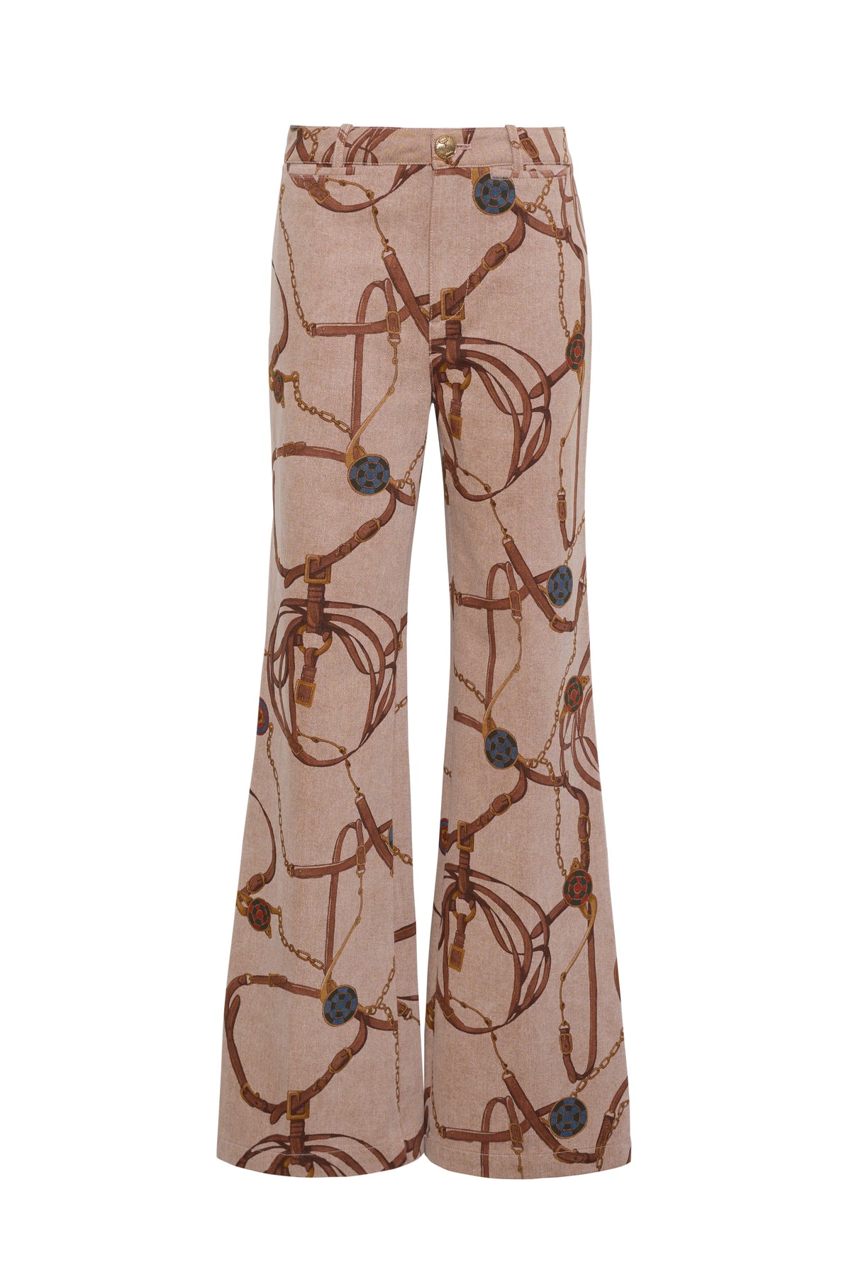 Darren Pants in Equestrian Scarf Ginger