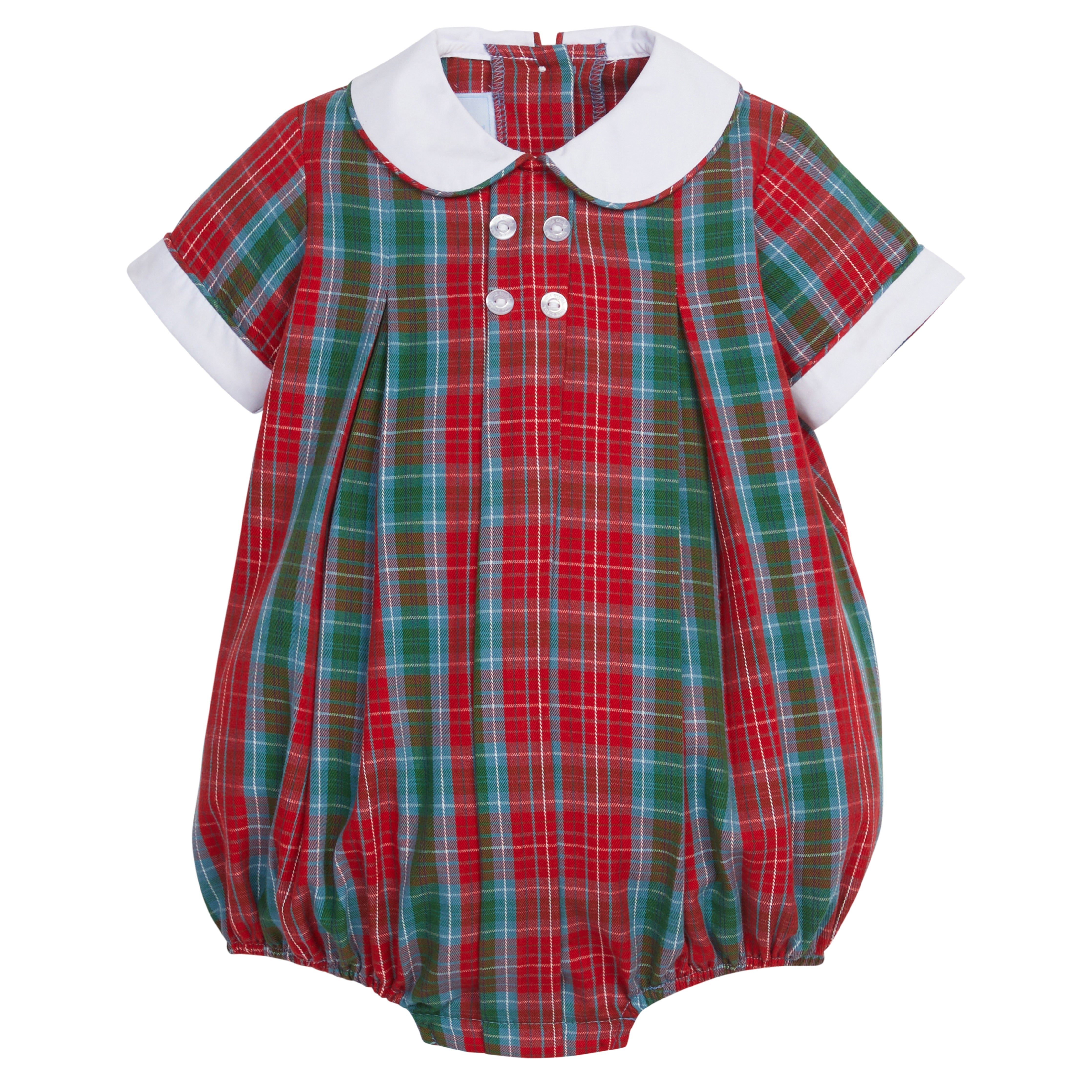 Boys Davant Bubble Romper in Highlands Tartan